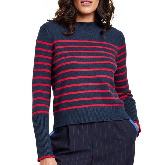 La Ligne Sweaters - LA LIGNE FOR TARGET STRIPED SWEATER CREW LONG SLEEVES PULLOVER